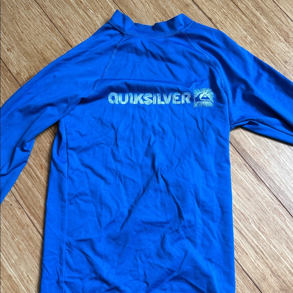 Quiksilver Bright Blue Rash Guard